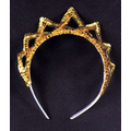 Costume Accessory: Tiara Sequin Gold